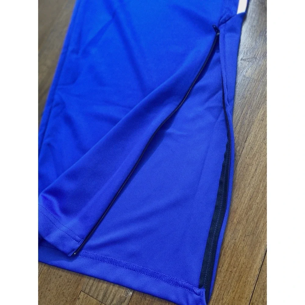 Adidas Climacool Tiro Track Pants Mens Large Blue Soccer Training Drawstring